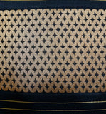 (Black/Gold)Brocade- Dupion Silk Cushion Cover - Jagdish Store Online Since 1965