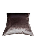 Beige Plain Velvet Cushion Cover