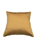 Gold Plain Polyester Cushion Cover