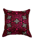 Brown Embroidery Polyester Cushion Cover