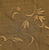 1633 Emb Upholstery Fabric Silk (Rust/Beige)-Rs. 1675 per mtr - Jagdish Store Online Since 1965