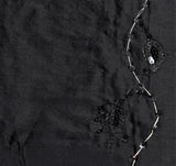 Anu/3848 Upholstery Fabric Silk (Black)