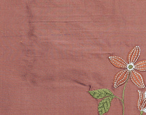 Creta Emb Upholstery Fabric Silk (Pink)-Rs. 1750 per mtr - Jagdish Store Online Since 1965