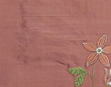 Creta Emb Upholstery Fabric Silk (Pink)-Rs. 1750 per mtr - Jagdish Store Online Since 1965
