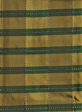 Firenze Rib Upholstery Fabric Silk (Green/Gold)