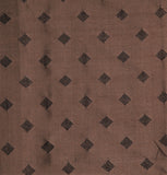 Diamond Upholstery Fabric Silk (Bronze Brown)