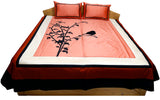 Patch Work PolySilk Quilted BedCover Set-(1 bedcover+ 2 Pillow Covers) - Jagdish Store Karol Bagh Online Since 1965