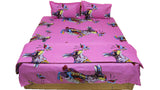 Printed Double Bed AC Set with AC Quilt and Pillow Covers
