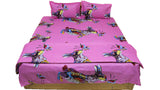 Printed Cotton AC Set-(1 bedsheet+ 1 AC Quilt + 2 Pillow Covers) - Jagdish Store Online Since 1965