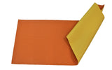 Obsessions-(Orange/Yellow) Modern Rubberize Yoga Mat(6mm) - Jagdish Store Online Since 1965