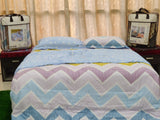 Printed Cotton AC Set-(1 bedsheet+ 1 AC Quilt + 2 Pillow Covers) - Jagdish Store Online Since 1965