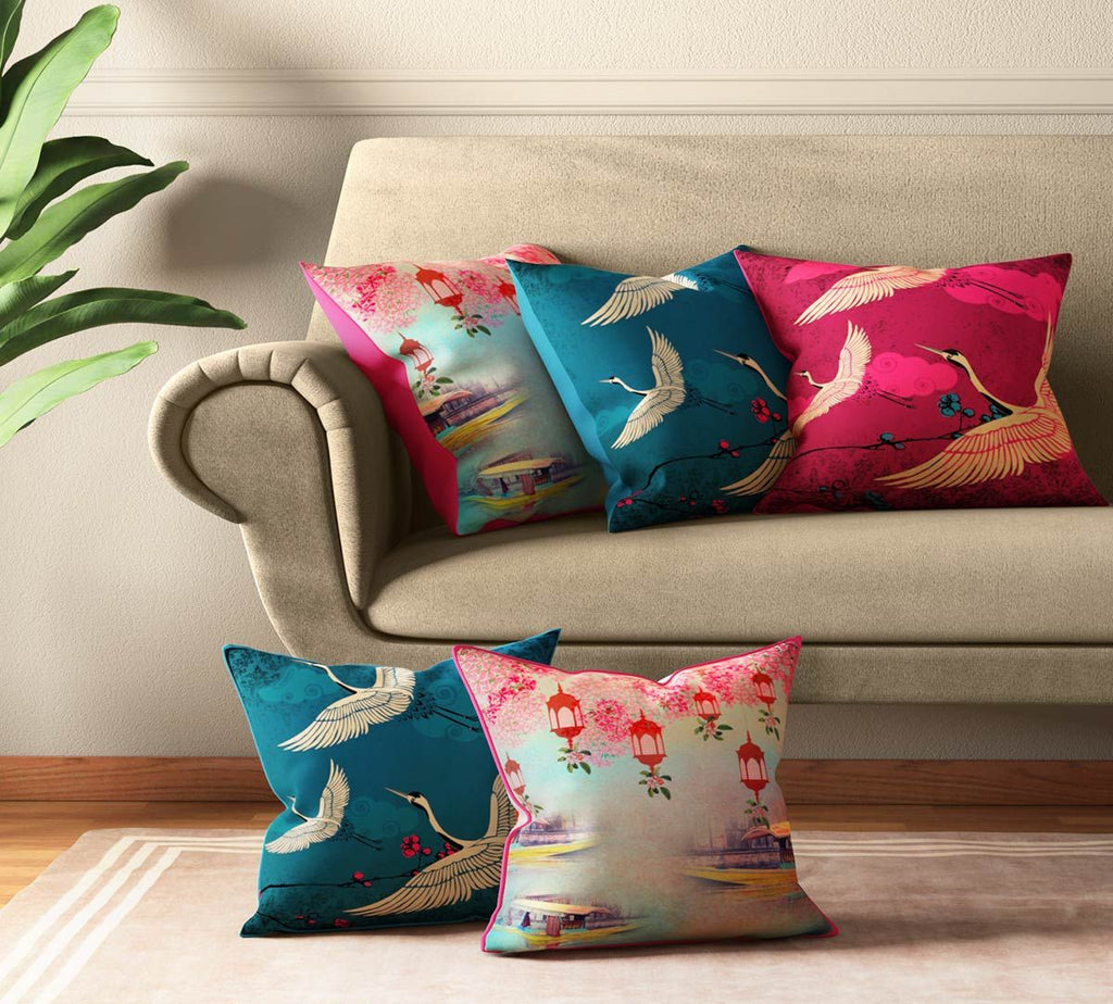 How can you decorate your room with a stylish cushion cover?