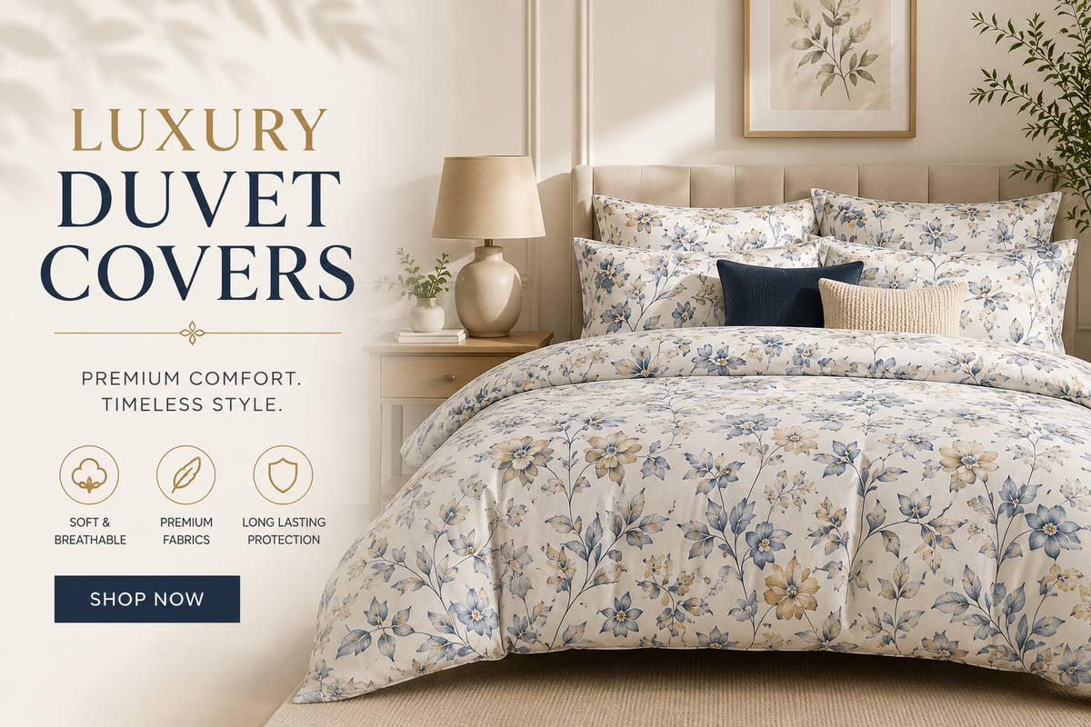Buy premium duvet covers online in India at best prices