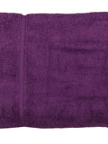 Purple Plain Cotton Bath Towel 30x60 inch front view
