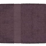Purple Plain Cotton Bath Towel 30x60 inch front view