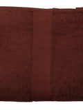 Brown Plain Cotton Bath Towel 30x60 inch front view