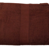 Brown Plain Cotton Bath Towel 30x60 inch front view
