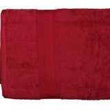Maroon Plain Cotton Bath Towel 30x60 inch front view