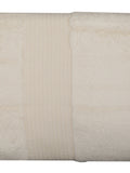 Beige Plain Cotton Bath Towel 30x60 inch front view