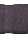 Grey Cotton Bath Towel Plain
