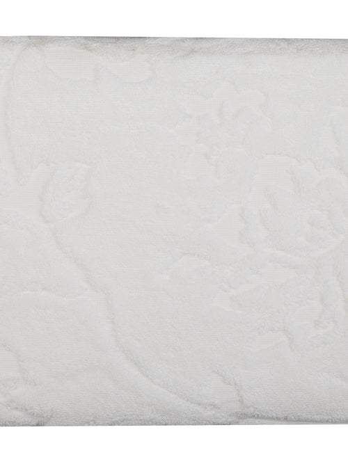 White Cotton Beach Plain Bath Towel