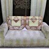 Orange Sofa Back 23x25 inch front view
