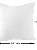 White Cushion Filler Square Design Polyfill