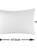 (White)Pillow Filler Rectangle Design -Polyfill(45x67.5 Cm) - Jagdish Store Karol Bagh Online Since 1965