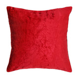 Maroon Plain Velvet Cushion Cover front view