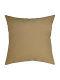 Beige Plain Cushion Cover front view