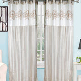 (Beige) Curtain Net Design- Polyester(7 X 4 Feet) - Jagdish Store Online Since 1965