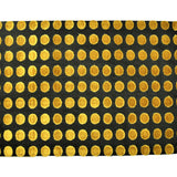 Black Polka Velvet Table Mat front view