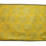 Golden Foil Printed Non Woven Table Mat 12x18 inch front view