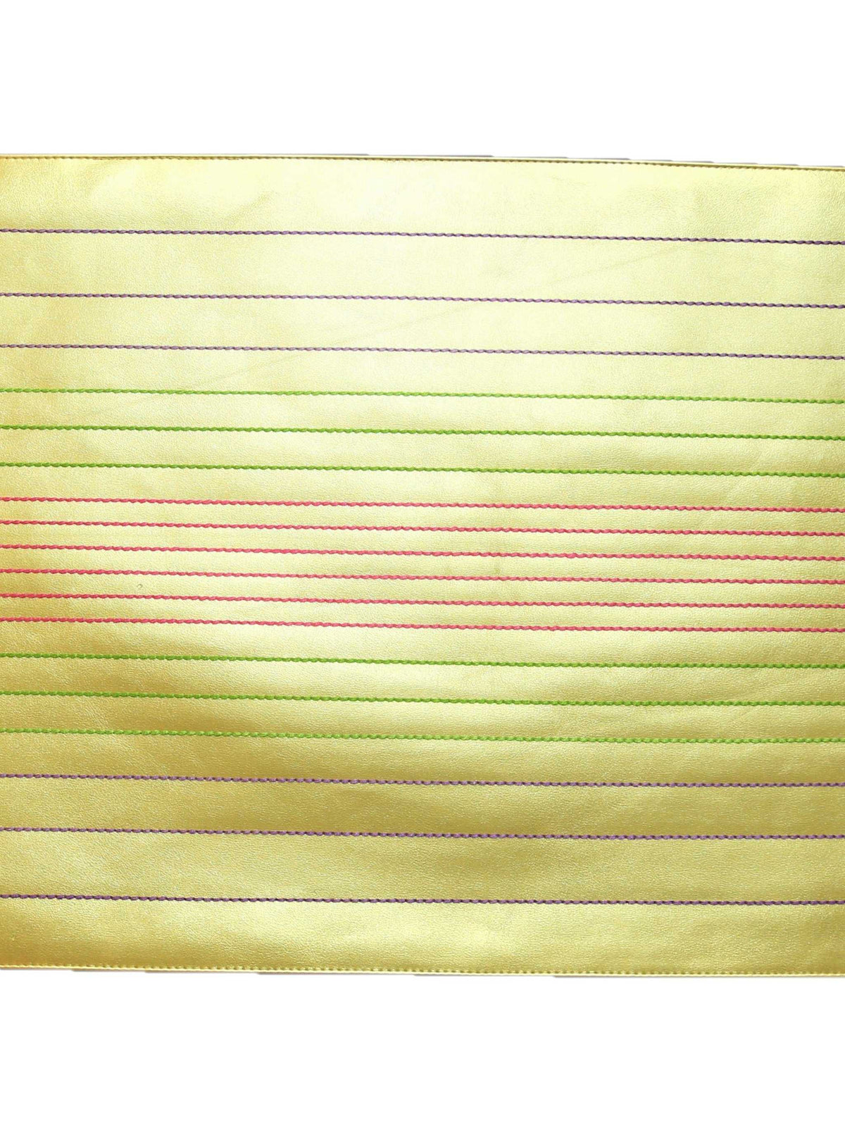 Gold Stitched Table Mat 12x18 inch front view