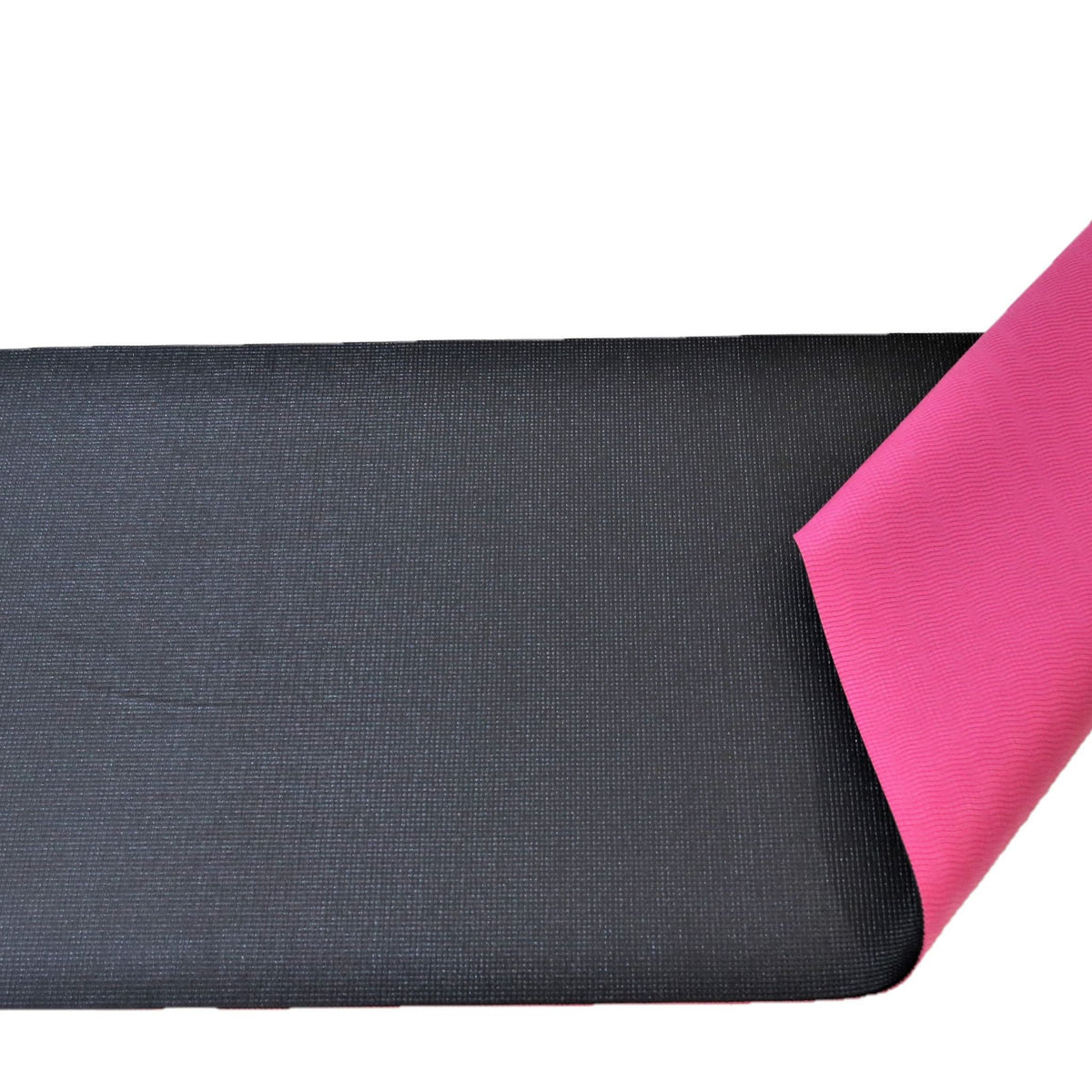 Black Yoga Mat front view