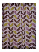 (White)Shower Curtain Printed Leaf Design