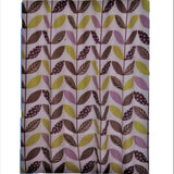 White Polyester Shower Curtain front view