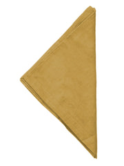 Gold Plain Cotton Napkin front view