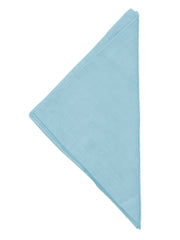 Blue Plain Cotton Napkin front view