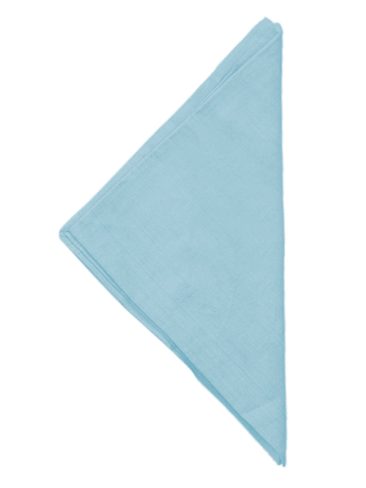 Blue Plain Cotton Napkin front view