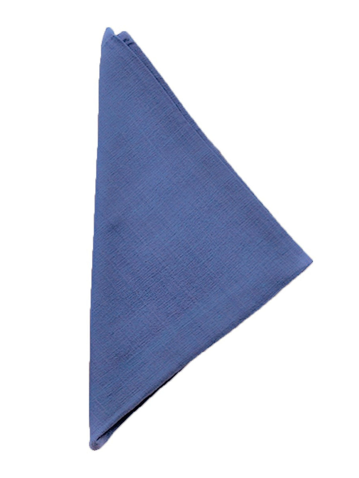 Blue Plain Cotton Napkin front view