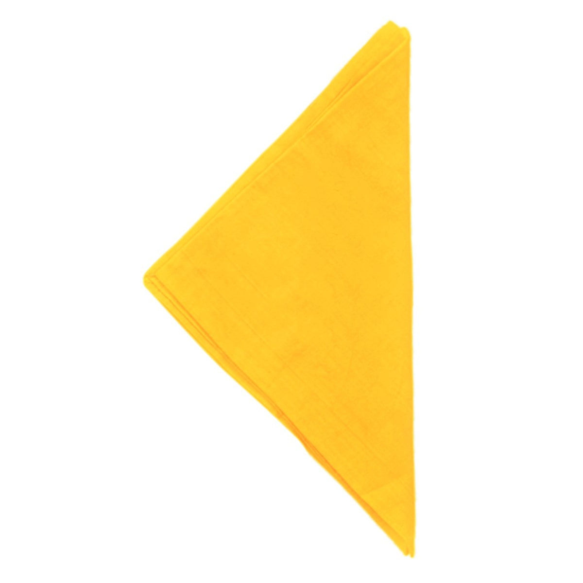 Yellow Plain Cotton Napkin front view