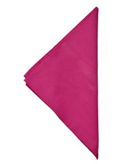 Pink Plain Cotton Napkin front view
