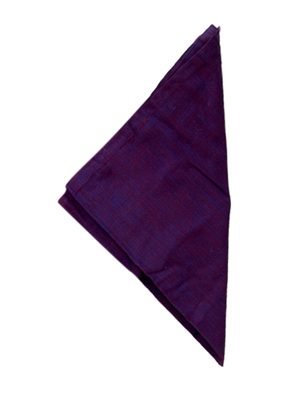 Purple Plain Cotton Napkin front view