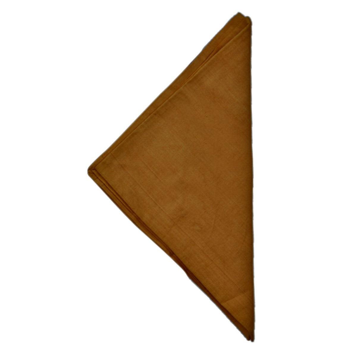 Brown Plain Cotton Napkin front view