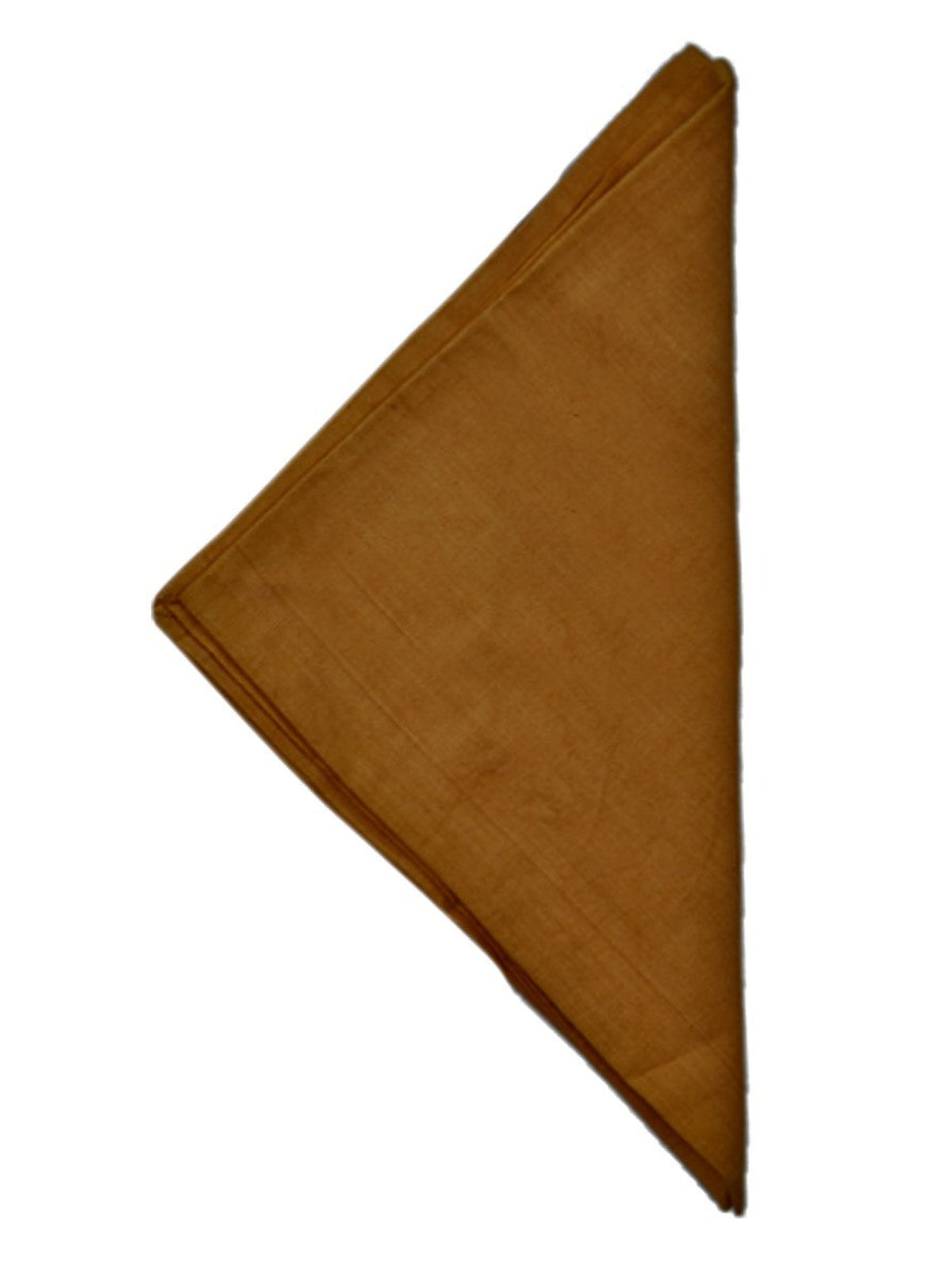 Brown Plain Cotton Napkin front view