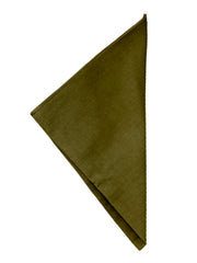 Green Plain Cotton Napkin front view