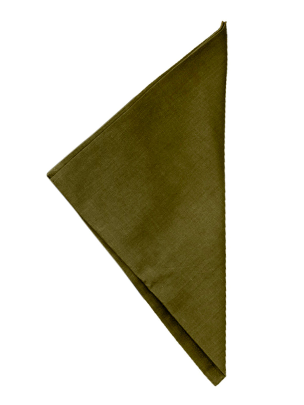 Green Plain Cotton Napkin front view