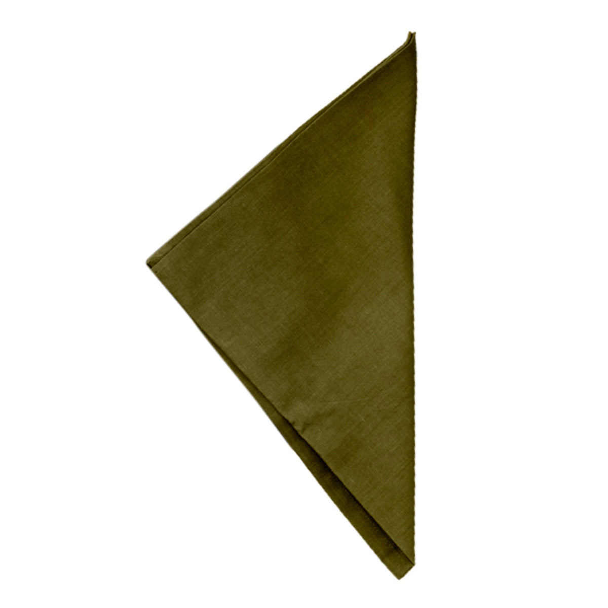 Green Plain Cotton Napkin front view