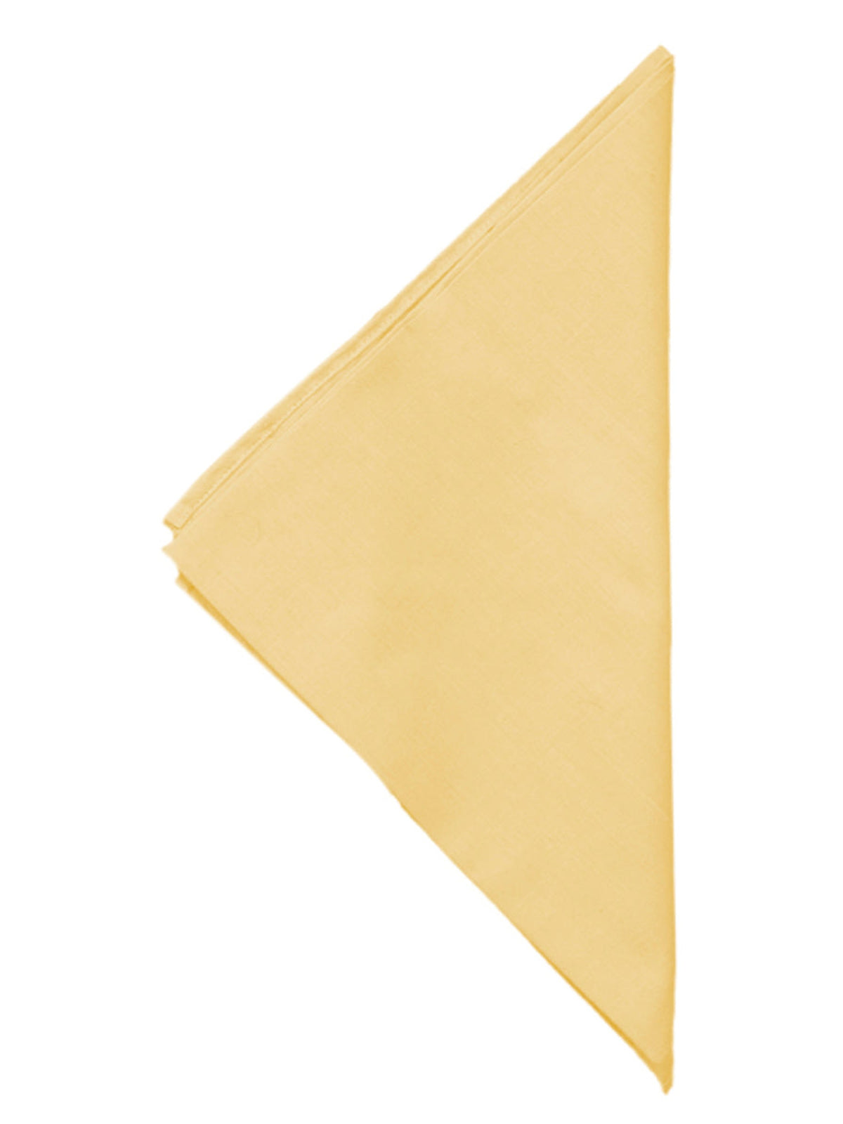 Yellow Plain Cotton Napkin front view